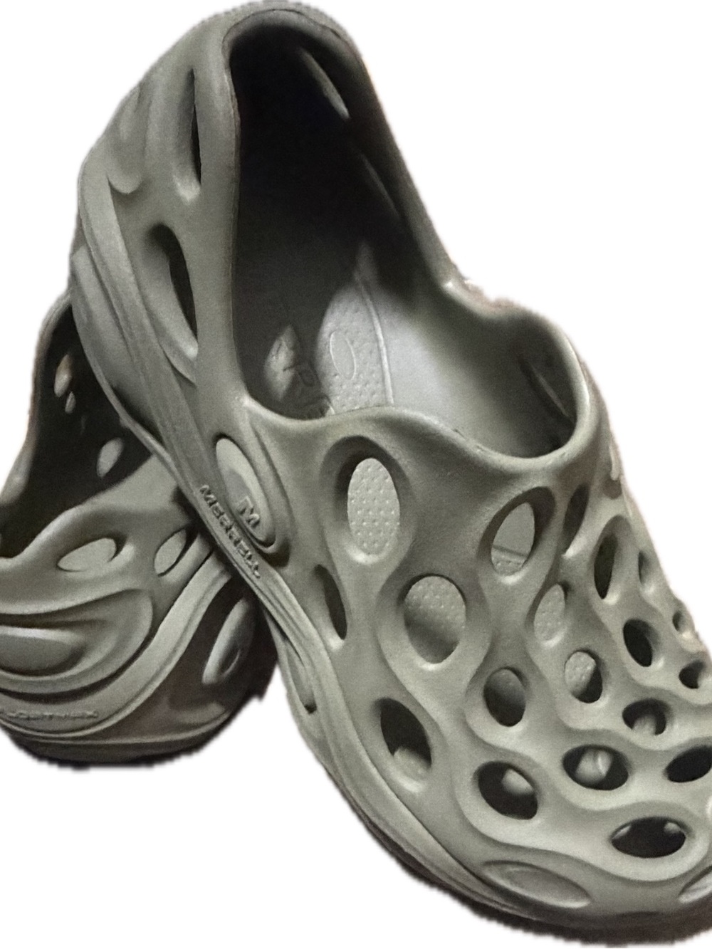 Merrell Slip-On Clog with Perforated Design - Olive Green